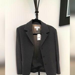 NEW Grey Wool Petite Sophisticare. Wool jacket